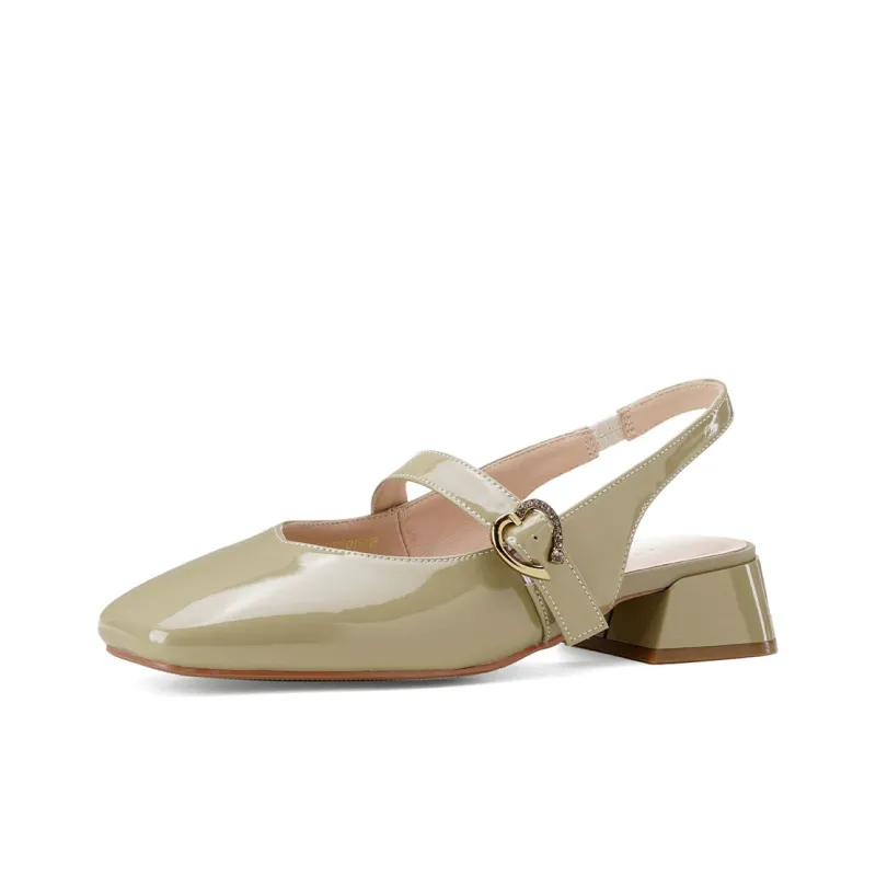 GOLDLION Chunky Heel High Heels Women's-7