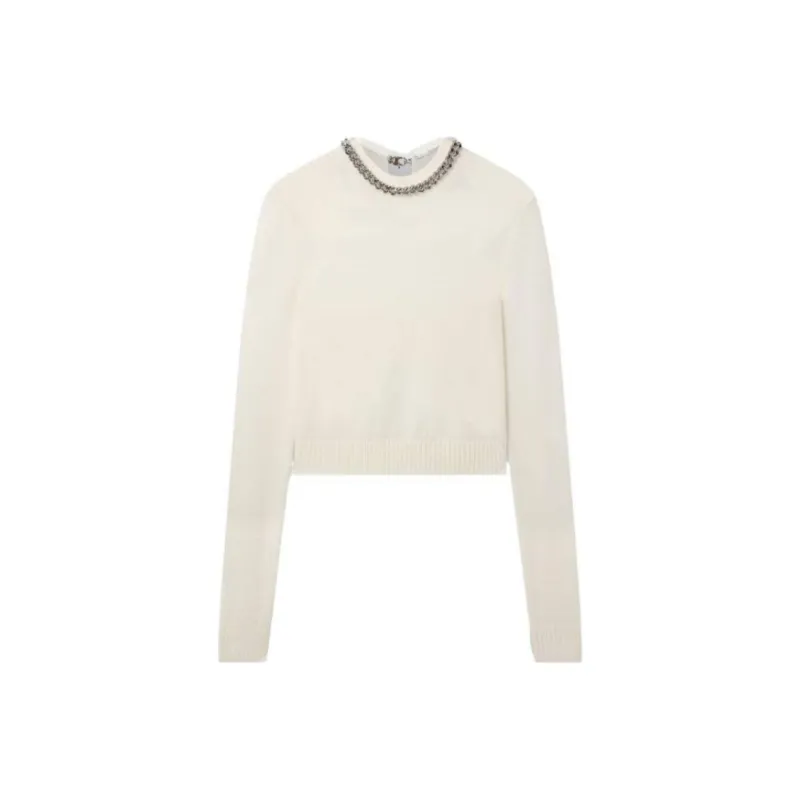 Stella McCartney Falabella Chain Crewneck Knitted Jumper-0