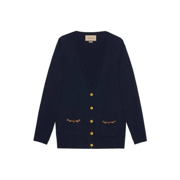 GUCCI FW21 Sweater Women's Dark Blue-0