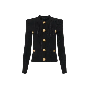 BALMAIN SS22 Knitwear Women's Black