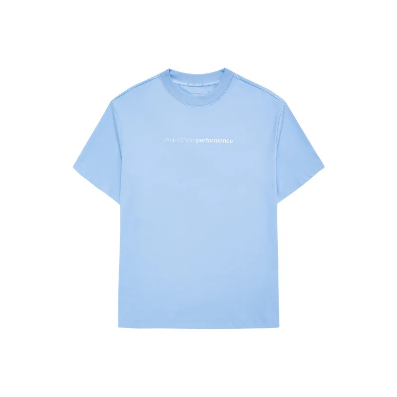 Erke T Shirt Women's Light Soft Blue-0