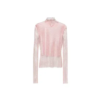 SportMax Embellished High Neck Long Sleeved Top