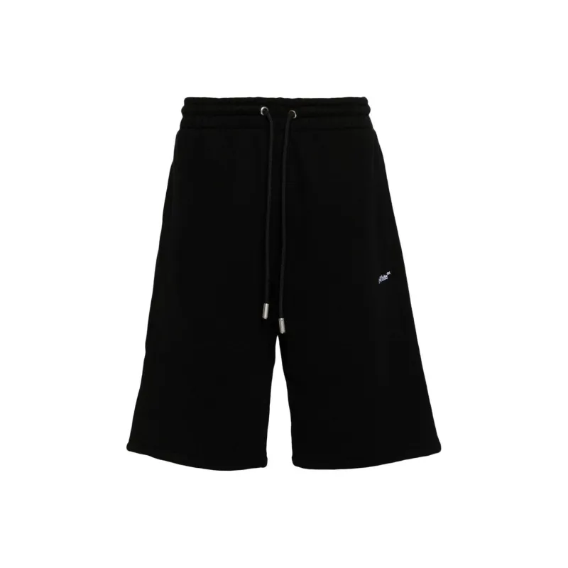 OFF WHITE Embroidered motif Track Shorts-0