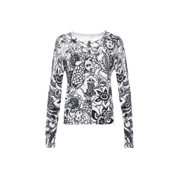 Laurence & Chico Slim Fit Knitwear Women's Black White