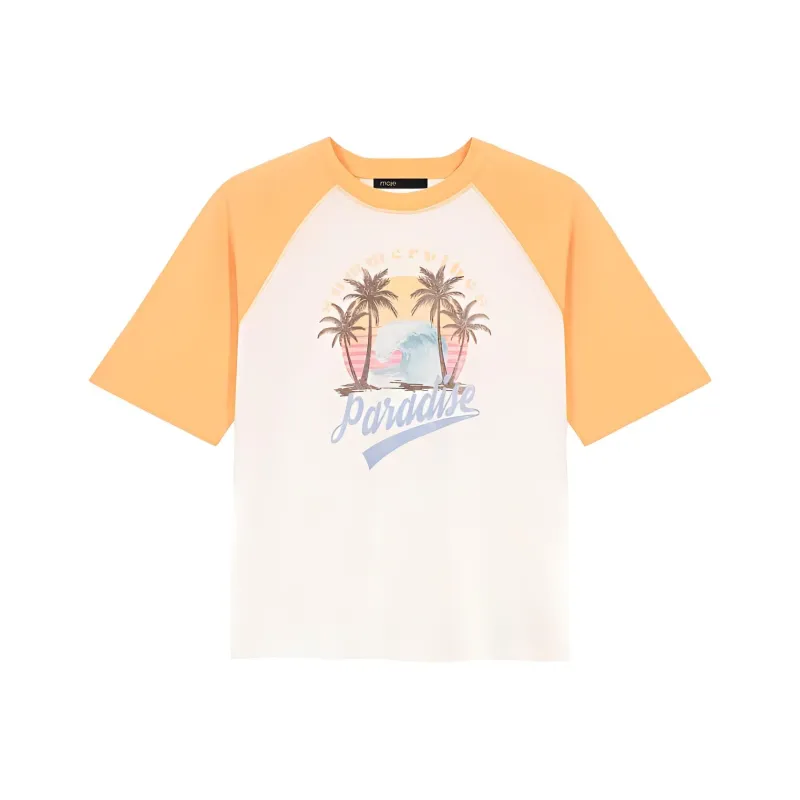 Maje T-Shirts Women's Light Umber-0