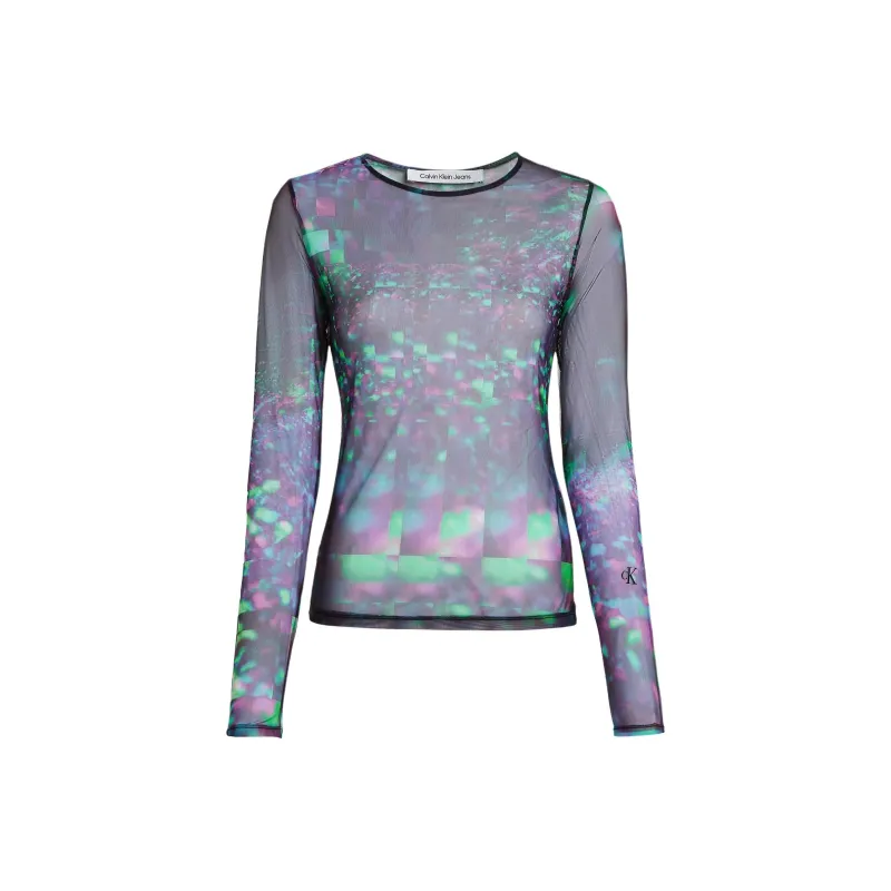 CALVIN KLEIN T-Shirt Women's Surreal Landscape Europe Version-0
