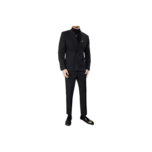 PIERRE CARDIN Business Suit Men's Black