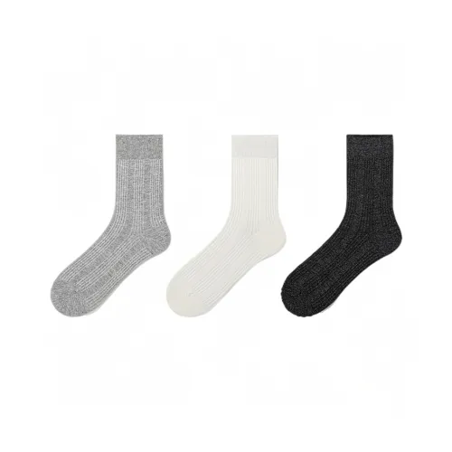 H YXIANG Mid Calf Socks Women's Combo Set
