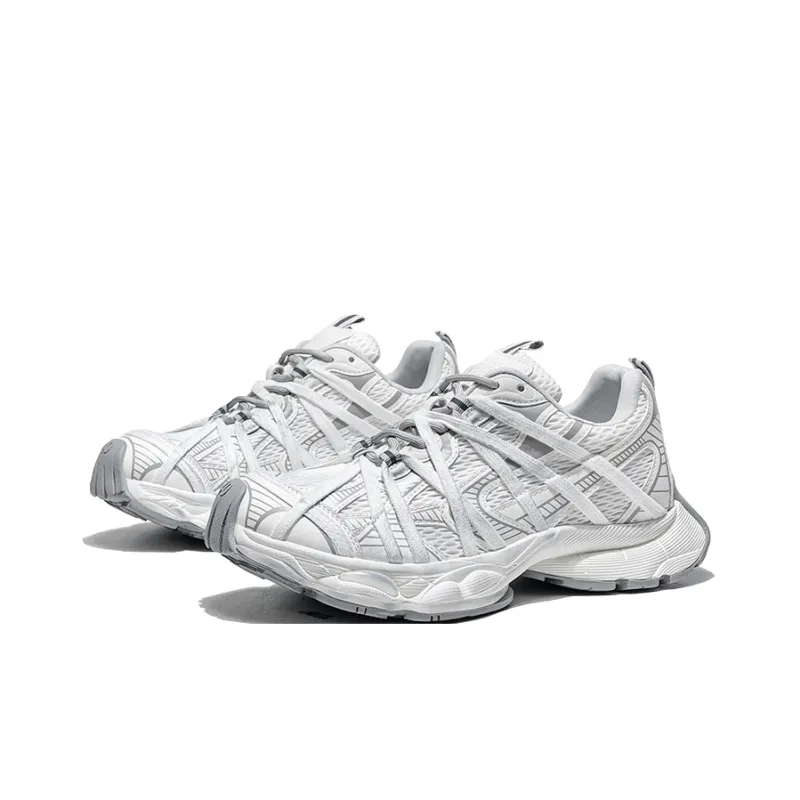 MOERBAI Marshmallow Breathable Height Increase Low Top Chunky Sneakers Unisex-1