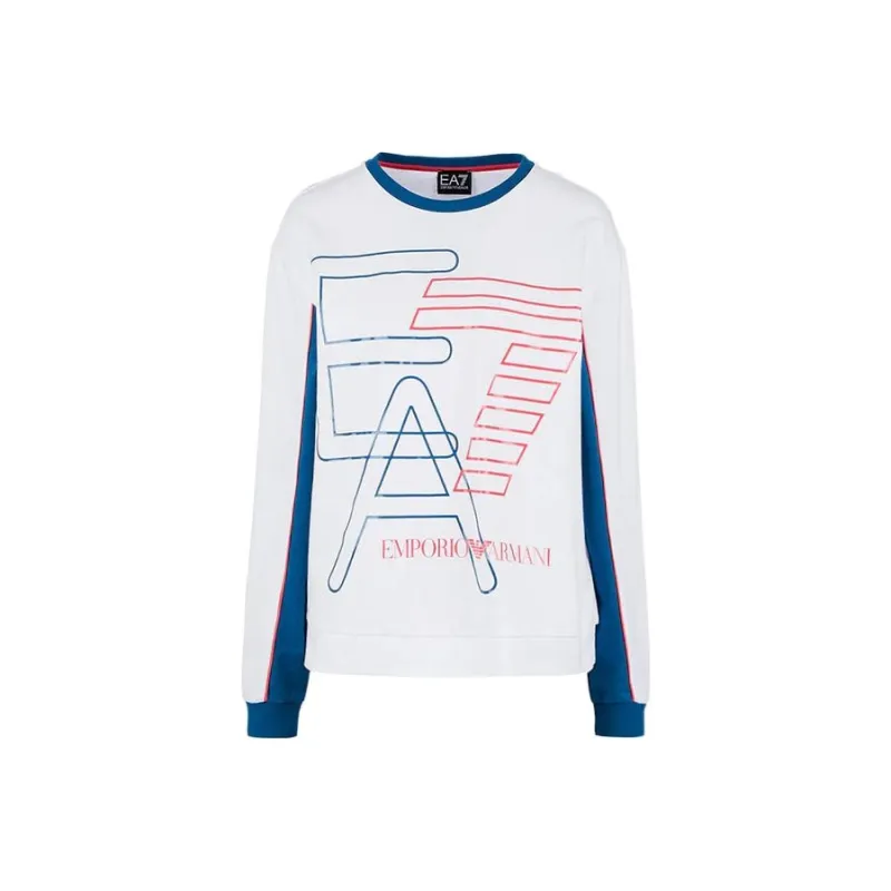EMPORIO ARMANI EA7 Sweatshirt Women's Ecru-0