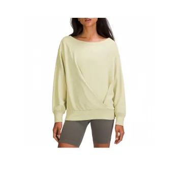 Lululemon Pleated Sweatshirt Women's Dewdrop Green
