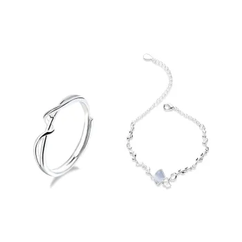 Jingleo Glass Cat Eye Bracelets Unisex
