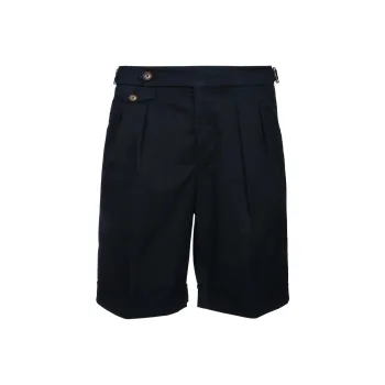 Brunello Cucinelli Garment Dyed Gabardine Bermuda Shorts