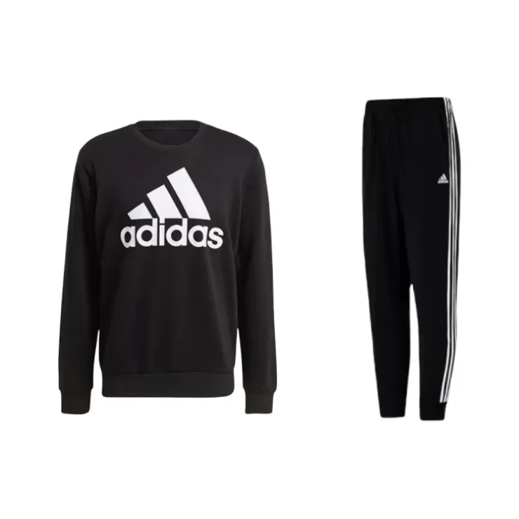 Adidas Sweatshirt Set Unisex Black-0