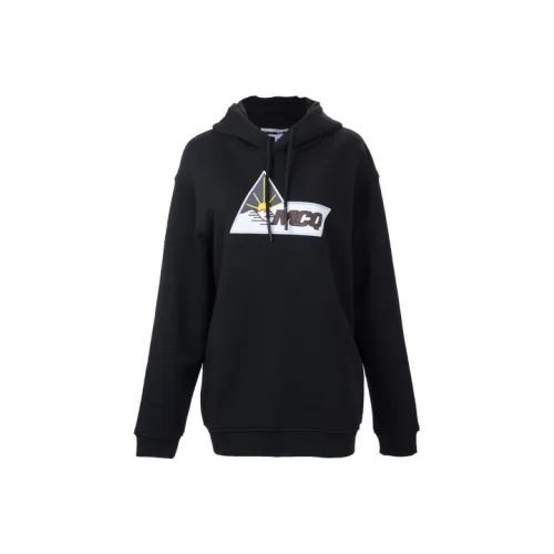 Alexander McQueen 92 Logo Polo Sweatshirts Women's Black