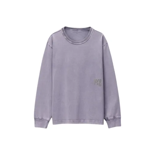 Alexander Wang SS24 Drop Shoulder Sleeve T Shirt Women's Light Purple