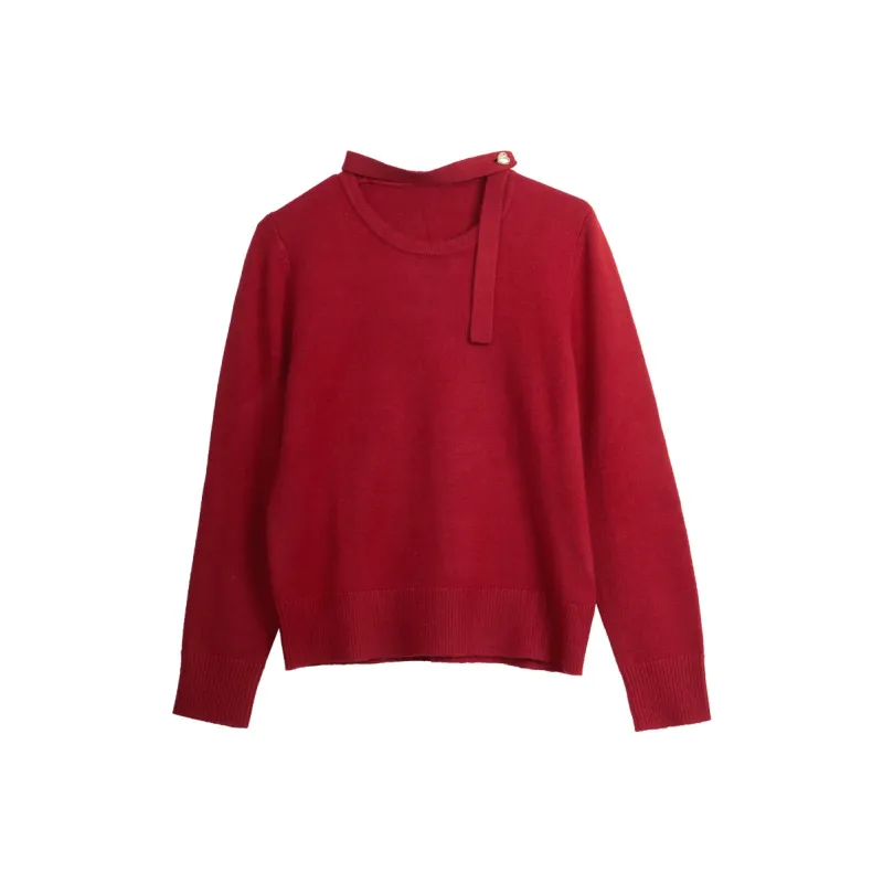 Olrain Sweater Women's Deep Red-0