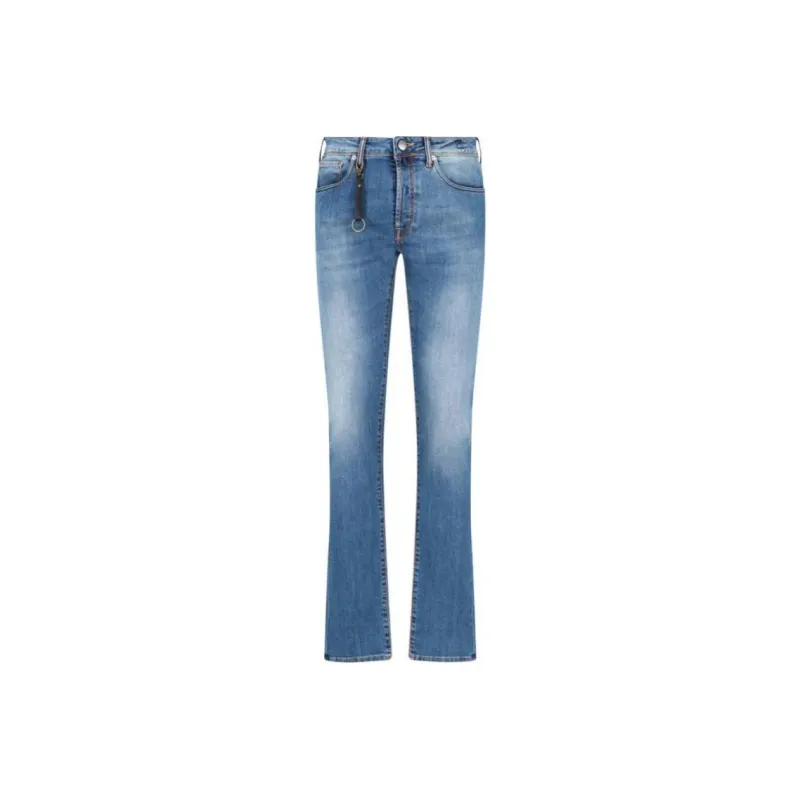 INCOTEX Straight-leg Keyring-attachment Jeans-0