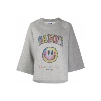 GANNI Isoli Crew 'Paloma Melange'