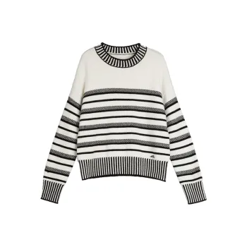 ELLE Sweaters Women's Stripes