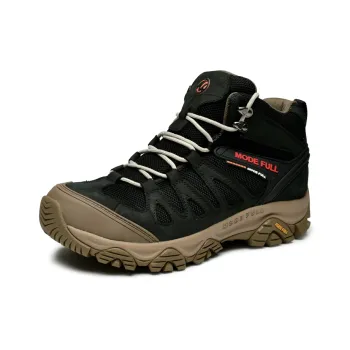 MODE FULL Slip Resistant, Abrasion Resistant, Breathable High Top Hiking Shoes Men's