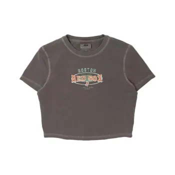 MLB Preppy Style Collection Boston Red Sox T Shirt Women's Light Brown