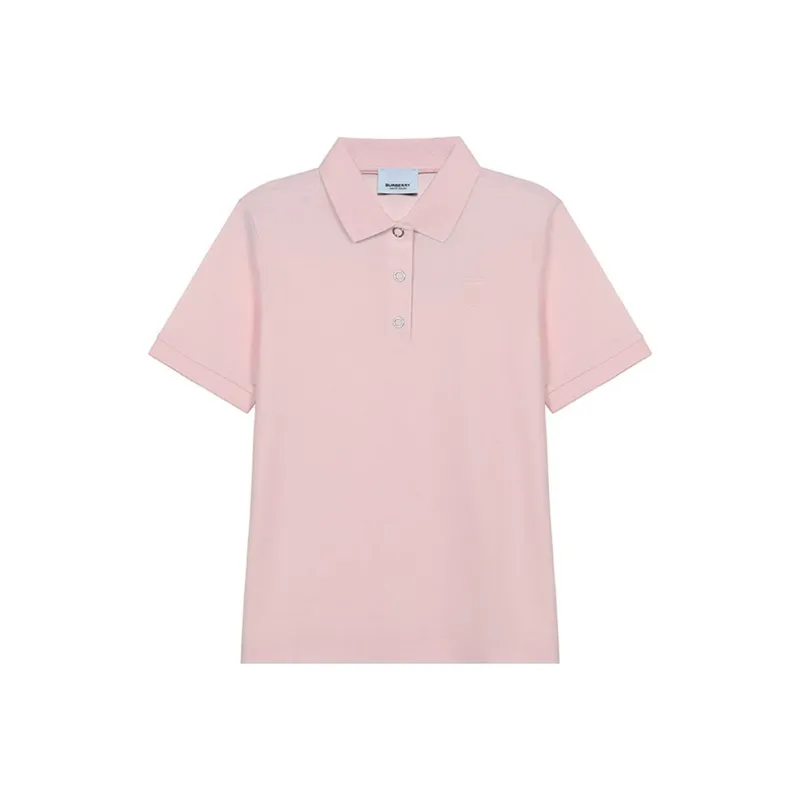 Burberry Polo Shirts Women's Light Pink-0