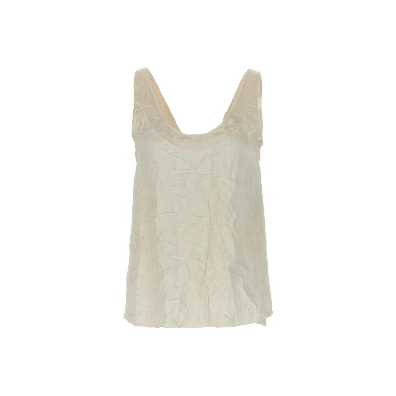 Lanvin Splitted Sleeveless Tank Top-0