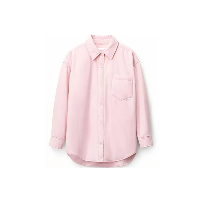 Alexander Wang Oxford Padded Shirt Jacket-0