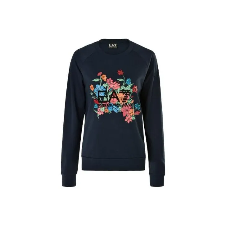 EMPORIO ARMANI EA7 T Shirt Women's Dark Blue-0