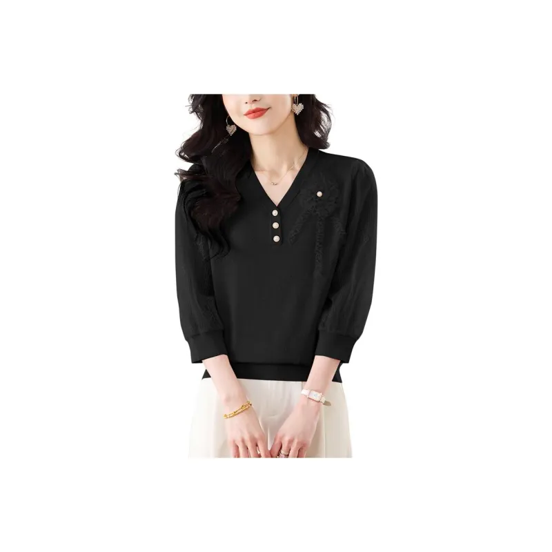 Korean Style Regular T Shirt Women's-7