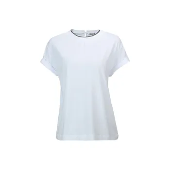 Brunello Cucinelli Chain Trim Crewneck T Shirt