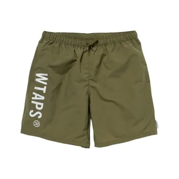 WTAPS Elasticated Logo print Shorts
