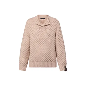 LOUIS VUITTON Honeycomb Knit Pullover