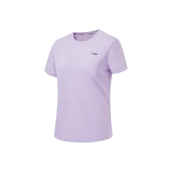 LINING Running Collection T Shirts Women's Light Elegance Purple
