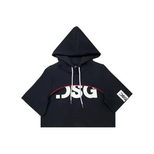 DSG DISGUSTO 블랙 여성 맨투맨