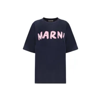 MARNI Logo print Short sleeved T shirt