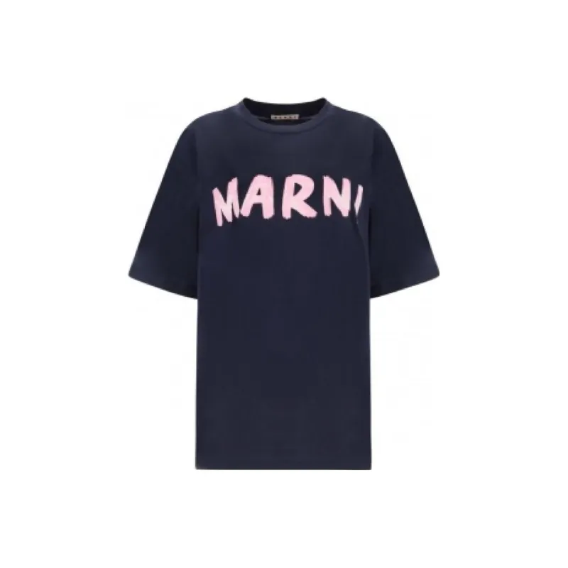 MARNI Logo print Short sleeved T shirt-0