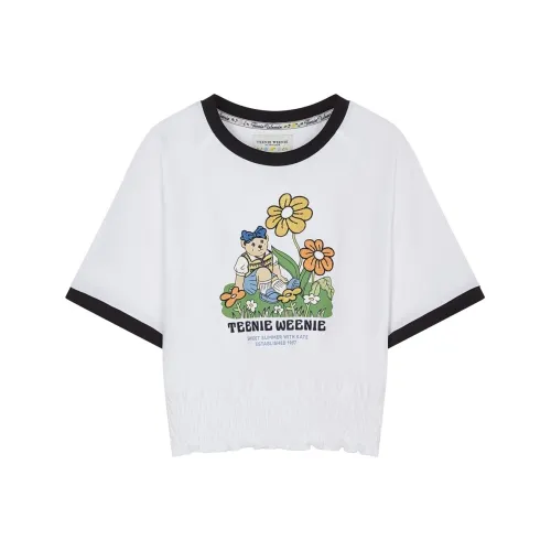 Teenie Weenie T Shirts Women's White
