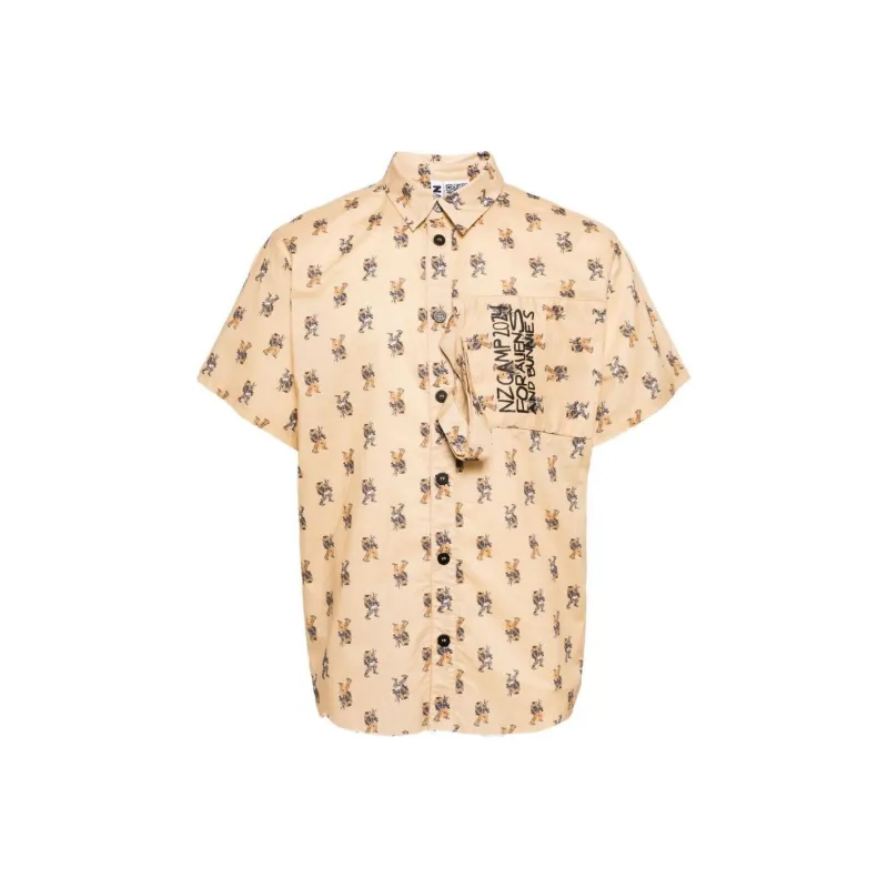 NATASHA ZINKO Graphic print Cotton Shirt-0