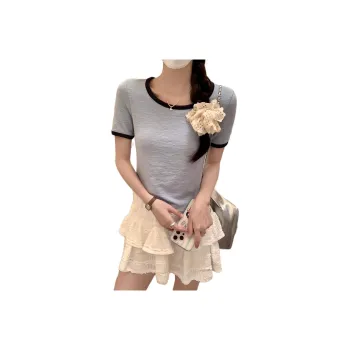 Mu Xiao Xin Set in Sleeve T Shirt Women's