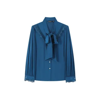 Romon Shirts Women's Blue