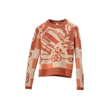 HERMES SS22 Sweater Women's Maple Tree Brown