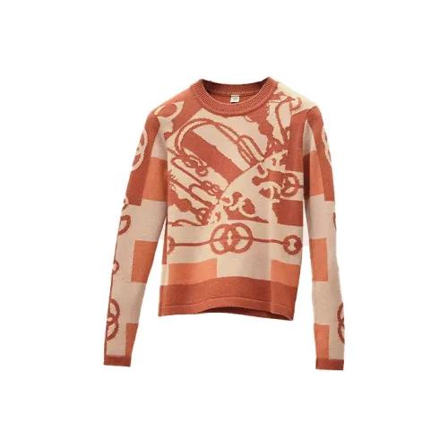 HERMES SS22 Sweater Women's Maple Tree Brown