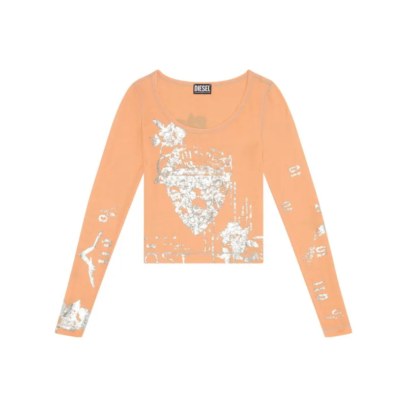 DIESEL T Shirts Women's Orange-0