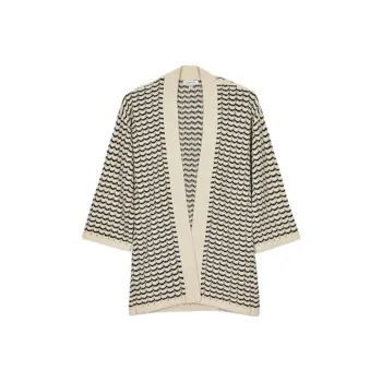 CLUB MONACO Knitwear Women's Black White Stripes