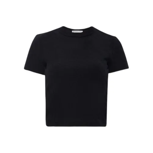 Alexander Wang Logo Jacquard Crewneck Knit Top