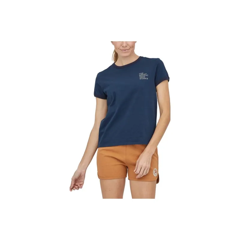 Patagonia Regular T Shirt Women's Stone Blue-0