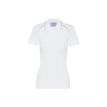 PRADA FW22 Polo Shirt Women's White