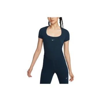 Nike T Shirt Women's Deep Sea Blue/Sail White